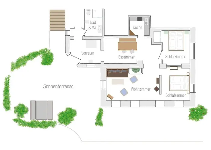 Daire Bergh Am Berg *